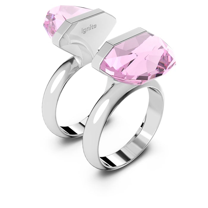 Swarovski Lucent Ring, Pink, Size 8