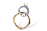 Diamond Linked Shape Pendant
