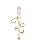 Kendra Scott Elle Bag Charm in Gold Iridescent Mix