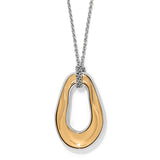 Brighton Cascade Two Tone Oval Necklace