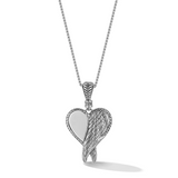 JAI Silver Wings of Love Pendant