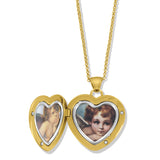 Brighton One Heart Convertible Locket Necklace