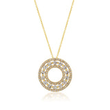 Le Vian® Circle Pendant featuring Nude Diamonds™ set in 14K Honey Gold™