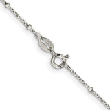 Silver 1.25mm Satellite Chain, 20"