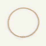 Dee Berkley 14kt Gold Filled Shine Bright Bead Bracelet - 2MM