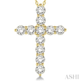 2ctw Diamond Cross Pendant