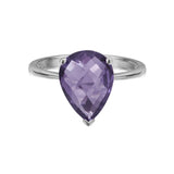 Sterling Silver 9 x 12mm Ameth