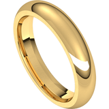 Plain Yellow Gold Comfort Fit Wedding Band