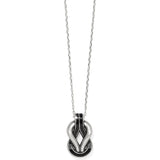 Brighton Interlok Harmony Black Necklace