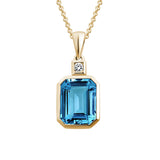 Blue Topaz Pendant