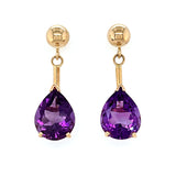 Amethyst Dangle Earrings