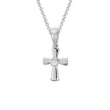 Petite Diamond Cross Pendant