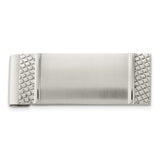 Stainless Steel Brushed & Textured Money Clip