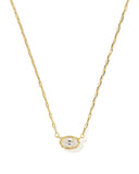 Kendra Scott Mini Elisa Luxe Gold Short Pendant Necklace
