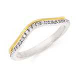 Two-Tone Diamond Ring Wrap