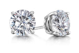 1.42ctw Classic Four-Prong Diamond Stud Earrings