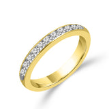 3/4ctw Channel-Set Diamond Band