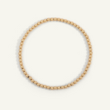 Dee Berkley 14kt Gold Filled Shine Bright Bead Bracelet - 3MM