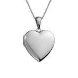 Silver Heart-Shaped Locket