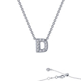 Lafonn Letter D Initial Necklace