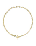 Kendra Scott Elisa Toggle Gold Link and Chain Necklace