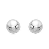 12mm Button Stud Earrings