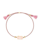 Kendra Scott Everlyne Cord Friendship Bracelet, Pink, Rose Quartz