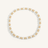 Dee Berkley Pearl & 14kt Gold Filled Harmony Gemstone Bead Bracelet - 4MM