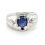 Men's Star Sapphire Ring
