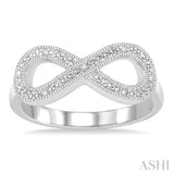 1/50 Ctw Single Cut Diamond Fashion Ring in Sterling Silver