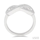 1/50 Ctw Single Cut Diamond Fashion Ring in Sterling Silver