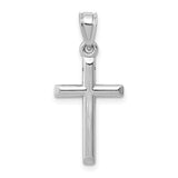 White Gold Cross Pendant