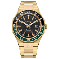 Citizen Series8 880 GMT Watch, Sprite Bezel – Coughlin Jewelers