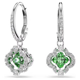 Swarovski Una Angelic Earrings, Green