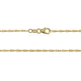 Yellow Gold 1.6mm Pincetta Chain, 18