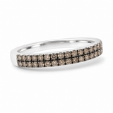 Le Vian® Chocolate Diamonds® Vanilla Gold® Two-Row Ring