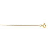 Yellow Gold 0.45mm Box Chain, 20