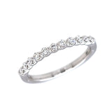 1/4ctw Diamond Shared Prong Wedding Band