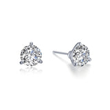 Lafonn 2ctw 3-Prong Martini Stud Earrings
