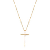 Small Gold Cross Pendant