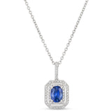 Le Vian Couture® Pendant featuring Cornflower Sapphire™ Vanilla Diamonds® set in Platinum