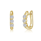 Lafonn 3-Stone Huggie Earrings