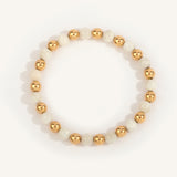 Dee Berkley Moonstone & 14kt Gold Filled Harmony Gemstone Bead Bracelet - 6MM