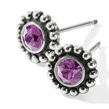 Brighton Twinkle Mini Post Earrings, Amethyst