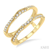 Diamond Milgrain Insert Ring