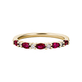 Marquise Ruby Stackable Band
