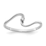 Diamond Wave Ring