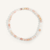 Dee Berkley Pink Opal Gemstone Bead Bracelet - 4MM