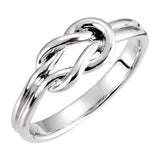 Silver Knot Ring