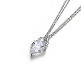 Lafonn Double Chain Pear Necklace